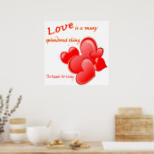 Liefde is een veel Splendored Ding, Poster (Keuken)