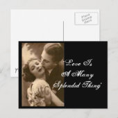 "Liefde is een veelzeggend ding" Briefkaart (Voorkant / Achterkant)