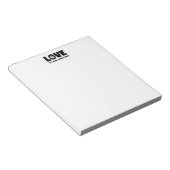 Liefde is een vierledig woord notitieblok (Schuin)