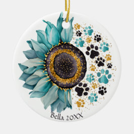 Liefde is een viervoetig woord, Hondenliefhebber,  Keramisch Ornament