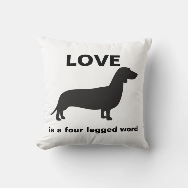 Liefde is een viervoetig woord kussen (Voorkant)