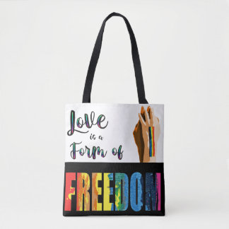 Liefde is een vorm van Freedom Pride Tas