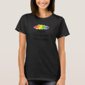 Liefde is een vreselijk ding om Rainbow Heart LGB T-shirt (Voorkant)