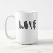 Liefde Is Een Wapen Grappige Mok (Links)