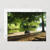 Liefde is een zachte bries van het meer briefkaart (Voorkant / Achterkant)