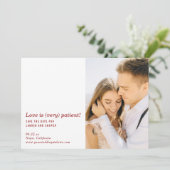 Liefde is een zeer geduldig modern huwelijk, spare (Staand voorkant)