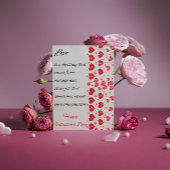 Liefde is een Zegen Valentijnsdag Quote Kaart