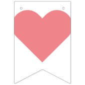 Liefde is een zoete bruiloft dessert tafel vlaggetjes (Eerste vlag)