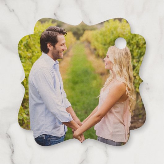 Liefde is een zoete uitdrukking | Elegant Bruiloft Bedankjes Labels (Achterkant)