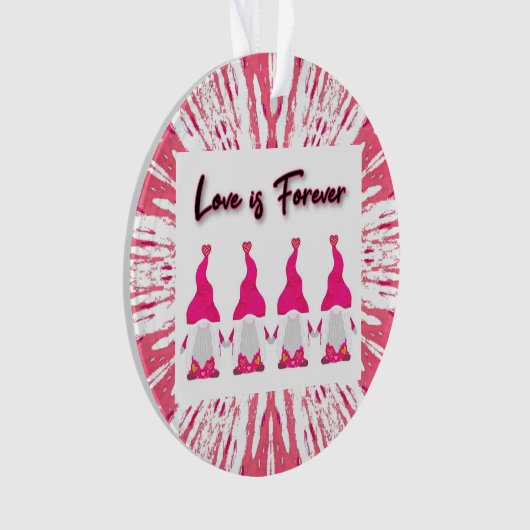 liefde is eeuwig ornament (voorkant)