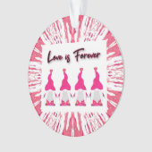 liefde is eeuwig ornament (voorkant)