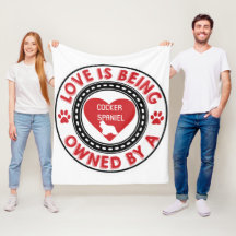 Liefde is eigendom van een Cocker Spaniel