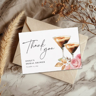 Liefde is Elegant Vrijgezellenfeest brouwen Bedankkaart