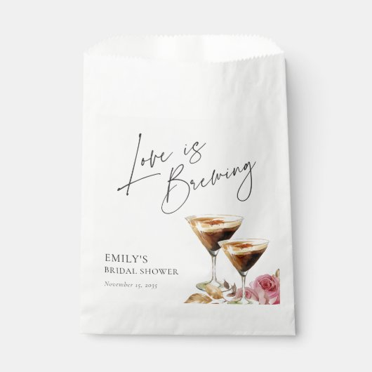 Liefde is Elegant Vrijgezellenfeest brouwen Bedankzakje (Voorkant)