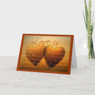 Liefde is ... elegante hart kaart