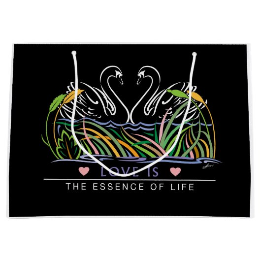 Liefde is essentie groot cadeauzakje (Voorkant)