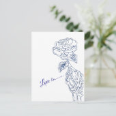 Liefde is.... feestdagenkaart (Staand voorkant)