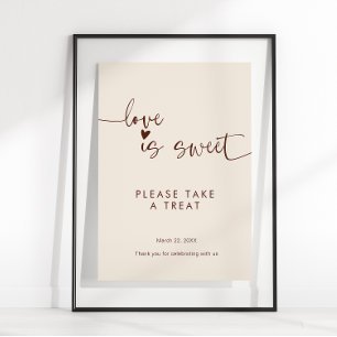 Liefde is fijn, neem een Poster van Treat Boho.