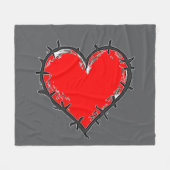 Liefde is fleece deken (Voorkant (Horizontaal))