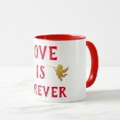 Liefde is Forever Coffee Mok (Voorkant rechts)