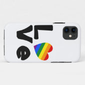 Liefde is gay Case-Mate iPhone case (Achterkant (horizontaal))