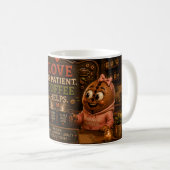 Liefde Is Geduld Koffiemok (Voorkant rechts)