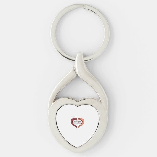 Liefde is Geduld Verfijnde Esthetiek  Sleutelhanger (Voorkant)