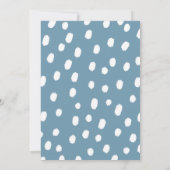 Liefde is geduldig bloemenhuwelijk uitstel aankondiging (Achterkant)