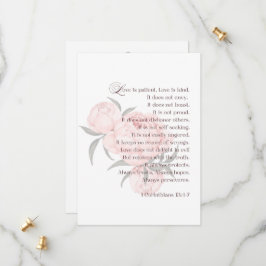 Liefde is Geduldig – Bloemrijke Schriftuur Save th The Date