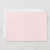 Liefde is geduldig blozen bloemenbruiloft uitstel kaart (Achterkant)