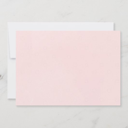 Liefde is geduldig blozen bloemenbruiloft uitstel kaart (Achterkant)