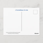 LIEFDE IS geduldig Briefkaart (Achterkant)