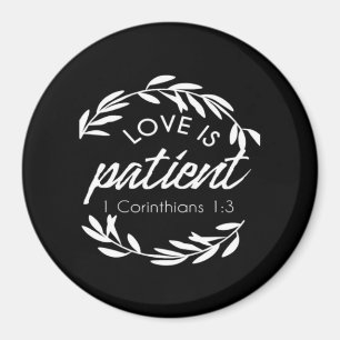 Liefde Is Geduldig Corinthians Schrift Minimaal De Magneet
