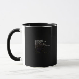 Liefde is Geduldig Eenvoudig Inspirerend Ontwerp Mok