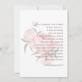 Liefde is geduldig – Floral Scripture Save the Dat Save The Date (Voorkant)
