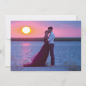 Liefde is Geduldig Foto Huwelijk Uitgesteld Kaart (Achterkant)