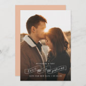 Liefde is Geduldig Foto Nieuwe Datum Aankondiging (Voorkant / Achterkant)