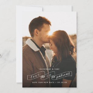 Liefde is Geduldig Foto Nieuwe Datum Aankondiging