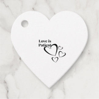 Liefde is Geduldig Kalme Esthetiek Bedankjes Labels