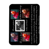 Liefde is geduldig, liefde is aardig floreel magneet (Verticaal)