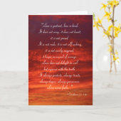 Liefde is geduldig, liefde is aardig kaart (Gele Bloem)