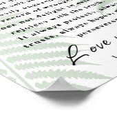 Liefde is geduldig, liefde is aardig poster (Hoek)