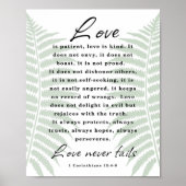 Liefde is geduldig, liefde is aardig poster (Voorkant)