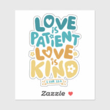 Liefde is geduldig, liefde is vriendelijk 1 Korint