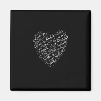 Liefde is Geduldig Liefde is Vriendelijk Christeli Magneet