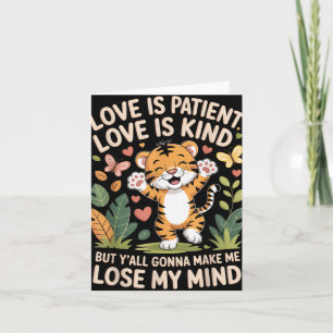 Liefde Is Geduldig Liefde Is Vriendelijk Maar Jull Kaart