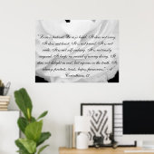 Liefde is geduldig. Liefde is vriendelijk. Poster (Thuiskantoor)