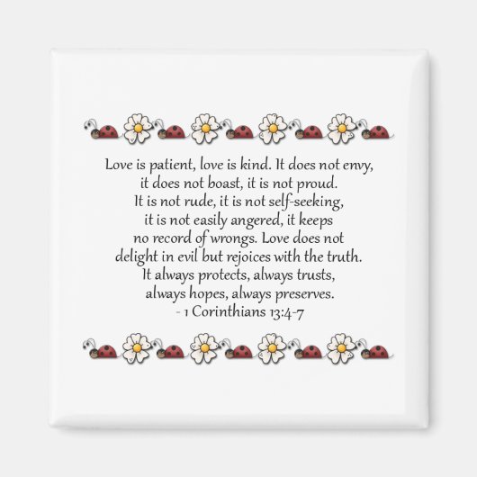 Liefde is geduldig, Liefde is Vriendelijke Magneet (Voorkant)