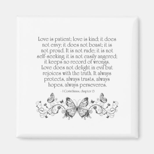 Liefde is geduldig, Liefde is Vriendelijke Magneet (Voorkant)