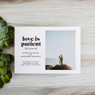 Liefde is Geduldig Maar Wij Niet Vluchten Aankondiging